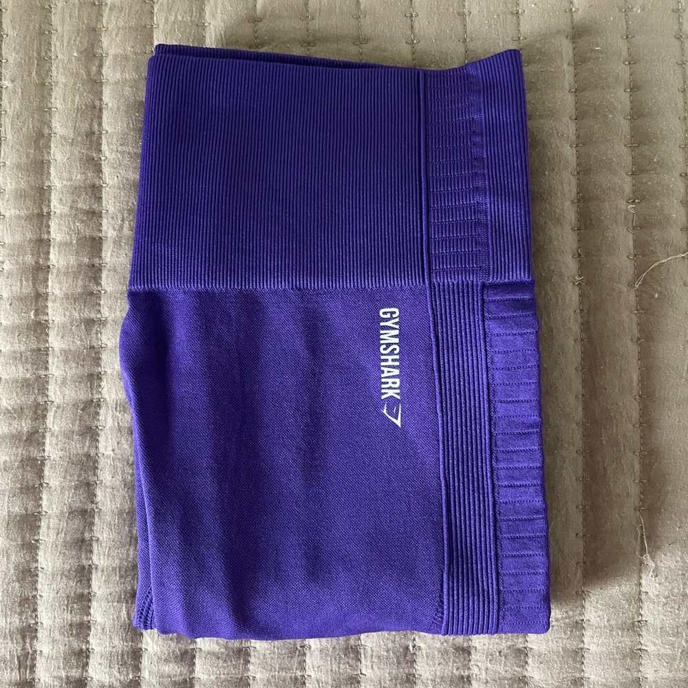 Gymshark Seamless High Waisted Leggings - Cobalt Purple